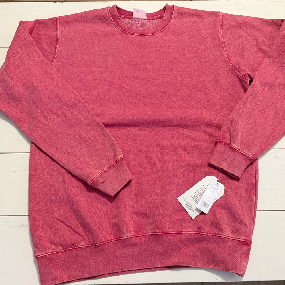 Acid Wash Crewneck